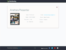 Tablet Screenshot of anattara.clickwebinar.com